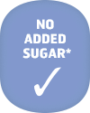 No added sugar