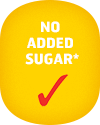 No added sugar