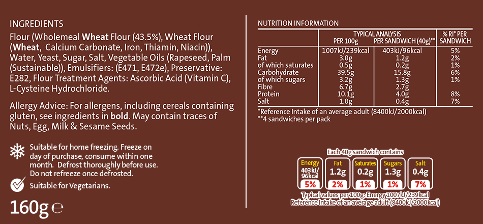 4234 BREN Be Good SW Breads WM FA