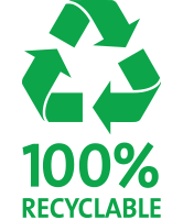 100% Recyclable 100% Recyclable