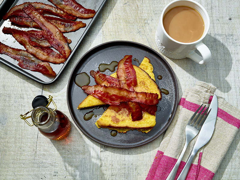 French Toast with Bacon